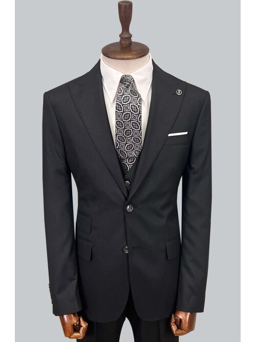 SUIT SARTORIA BLACK SUIT 2895