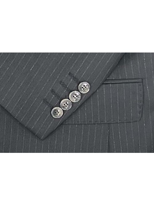 SUIT SARTORIA ÇİZGİLİ SİYAH YELEKLİ TAKIM ELBİSE 2895