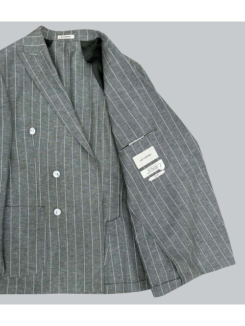 SUIT SARTORIA ÇİZGİLİ YEŞİL KETEN TAKIM 2001/24