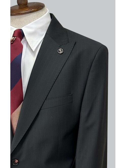 SUIT SARTORIA ÇİZGİLİ YÜNLÜ TAKIM ELBİSE 2000/37