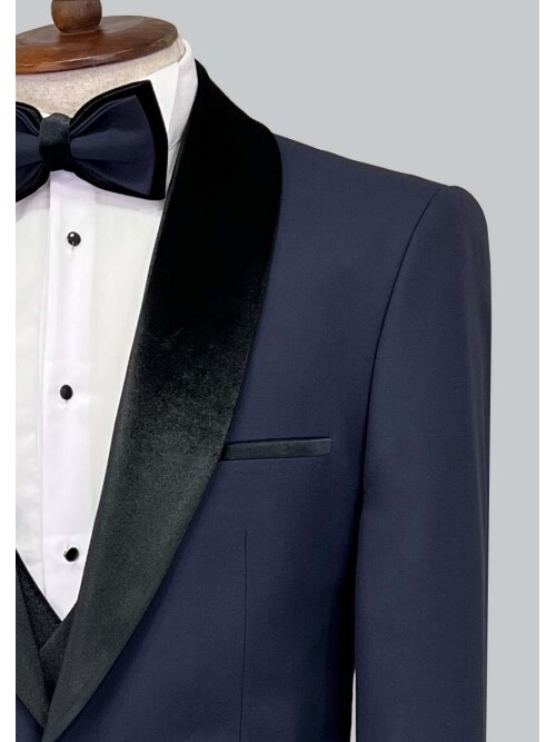 SUIT SARTORIA NAVY BLUE TUXEDO 5397