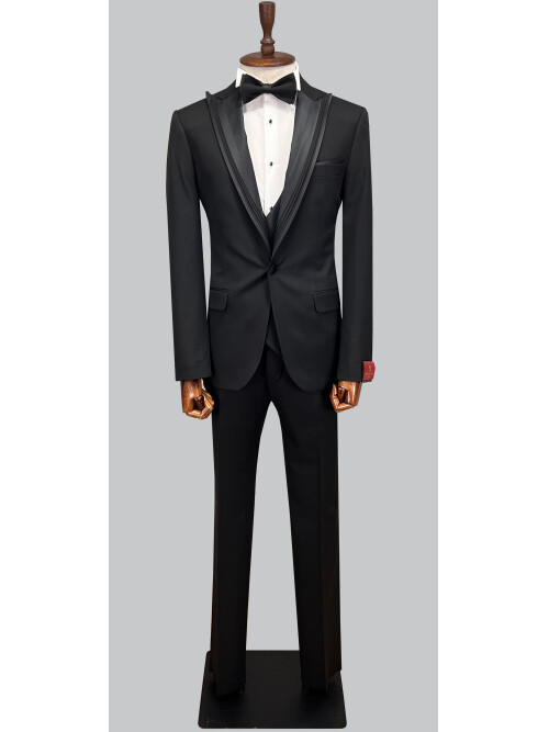 SUIT SARTORIA DAMATLIK SİYAH 5072