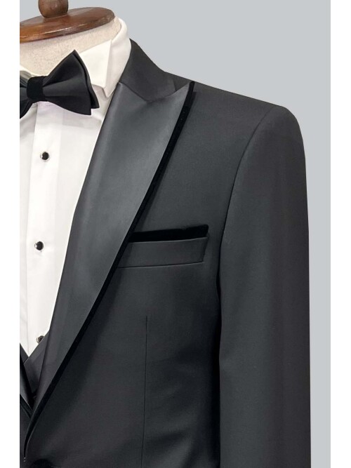 SUIT SARTORIA BLACK TUXEDO  5072