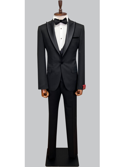 SUIT SARTORIA BLACK TUXEDO  5072