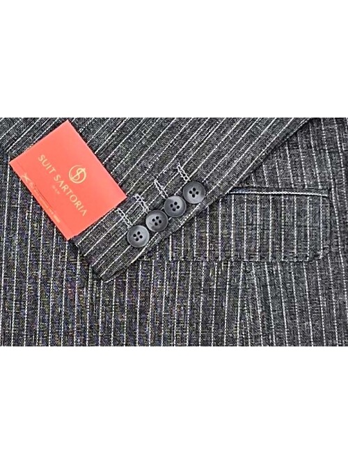 SUIT SARTORIA LINEN DARK GREY JACKET 4372