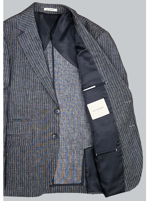 SUIT SARTORIA LINEN DARK GREY JACKET 4372