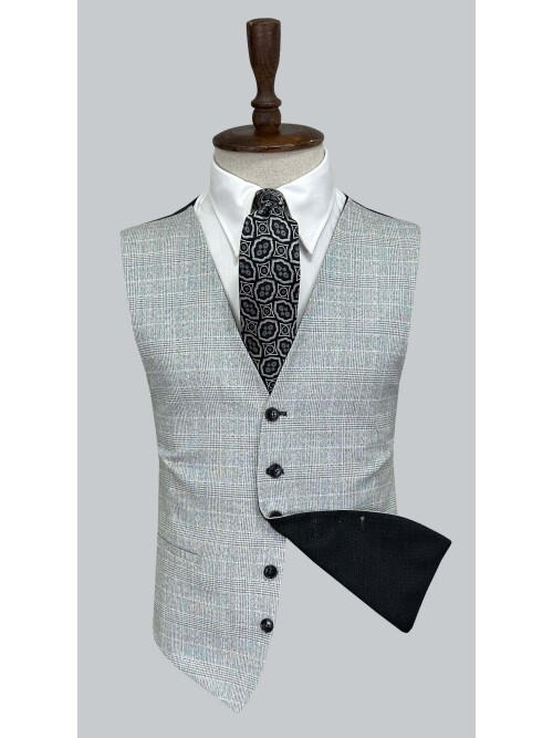 SUIT SARTORIA FÜME ÇİFT YÖNLÜ YELEKLİ TAKIM 2001/49