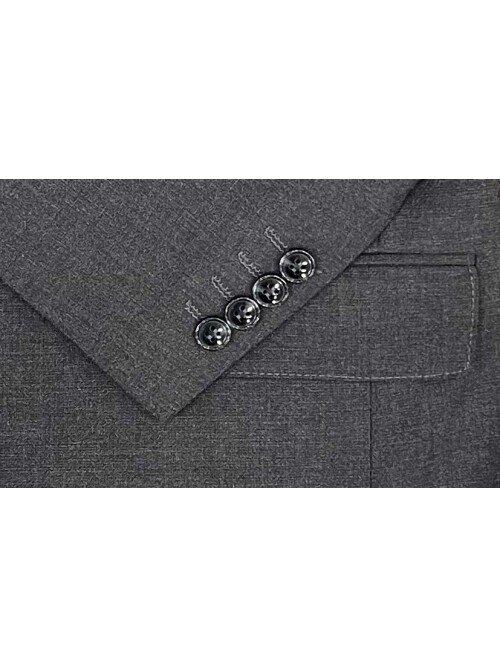 SUIT SARTORIA DARK GREY SUIT WITH DOUBLE FACED VEST 2917