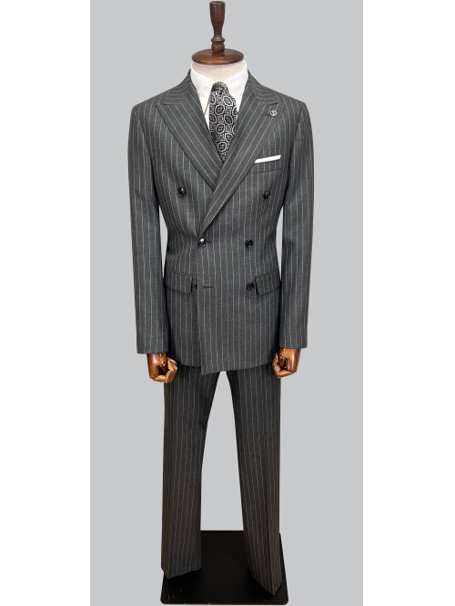 SUIT SARTORIA KOYU GRİ KRUVAZE TAKIM ELBİSE 2958