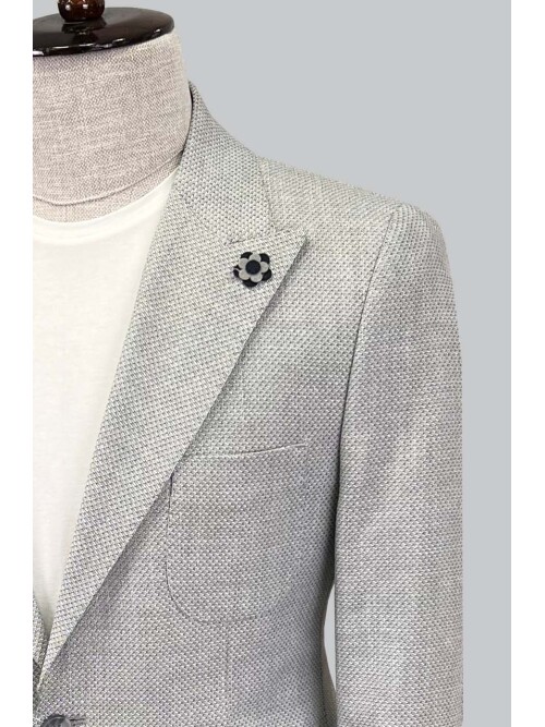 SUIT SARTORIA WHITE LINEN JACKET 4344