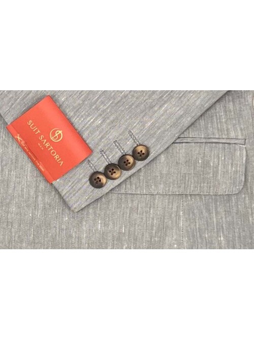 SUIT SARTORIA LINEN GREY JACKET 4372