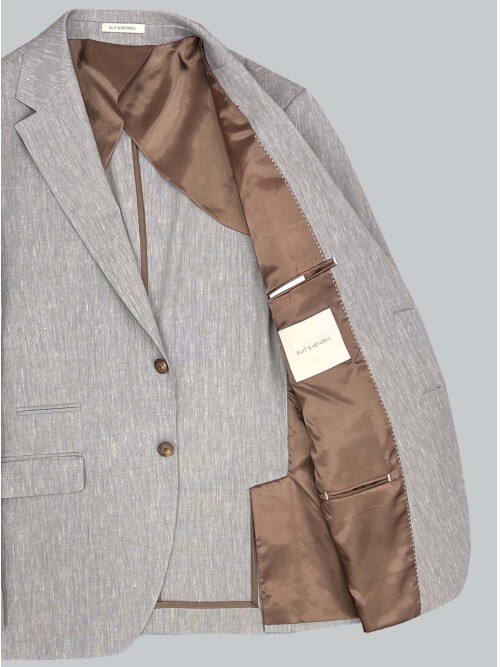 SUIT SARTORIA LINEN GREY JACKET 4372