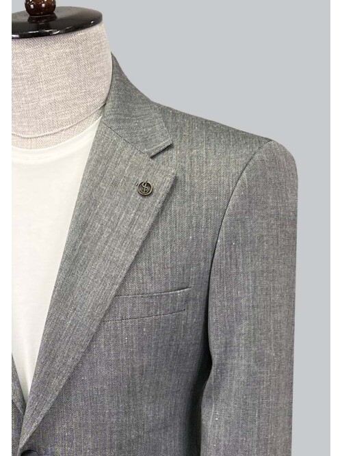 SUIT SARTORIA KETEN GRİ CEKET 4372