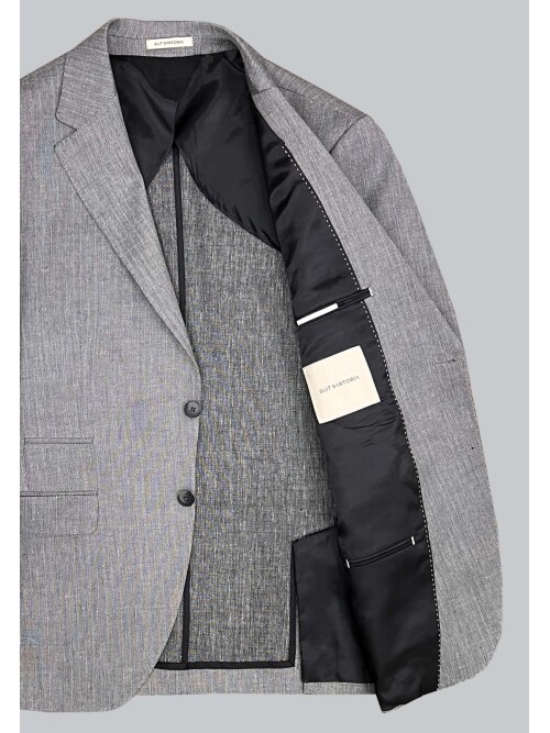 SUIT SARTORIA LINEN GREY JACKET 4372