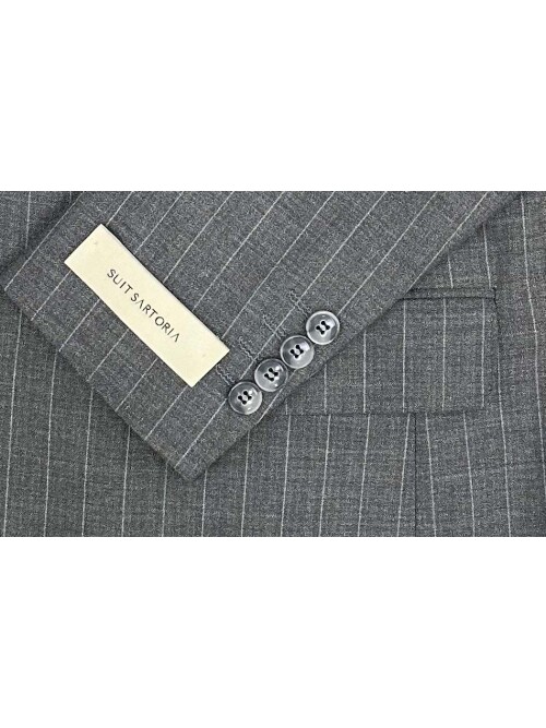 SUIT SARTORIA GRİ ÇİZGİLİ YELEKLİ TAKIM 2000/69