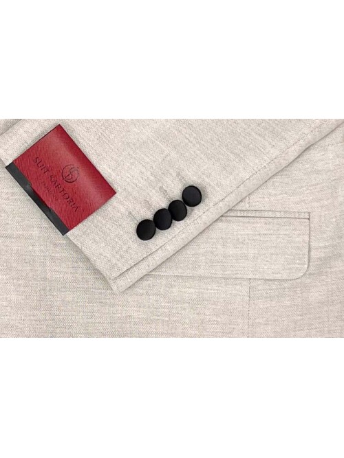 SUIT SARTORIA REMOVABLE LAPEL GREY BIG SIZES TUXEDO 5539