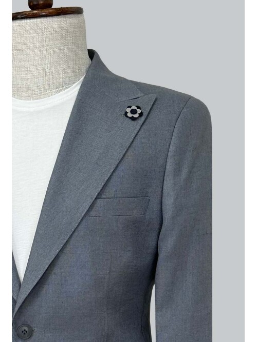 SUIT SARTORIA GRİ KETEN TAKIM 2584