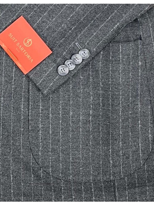 SUIT SARTORIA GREY DOUBLE BREASTED JACKET 4321