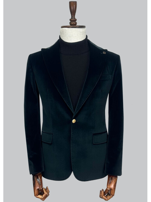 SUIT SARTORIA GREEN VELVET JACKET 4573