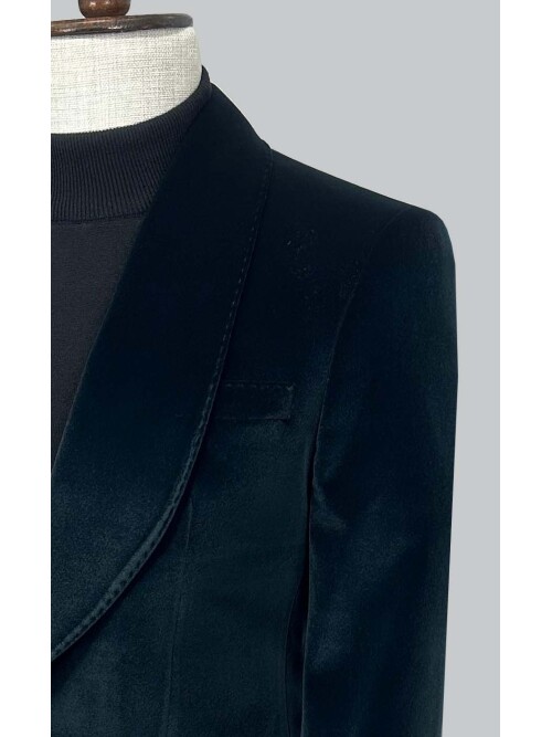 SUIT SARTORIA GREEN VELVET JACKET 4574