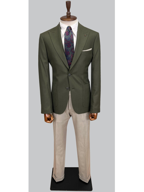 SUIT SARTORIA HAKİ TAKIM ELBİSE 2450