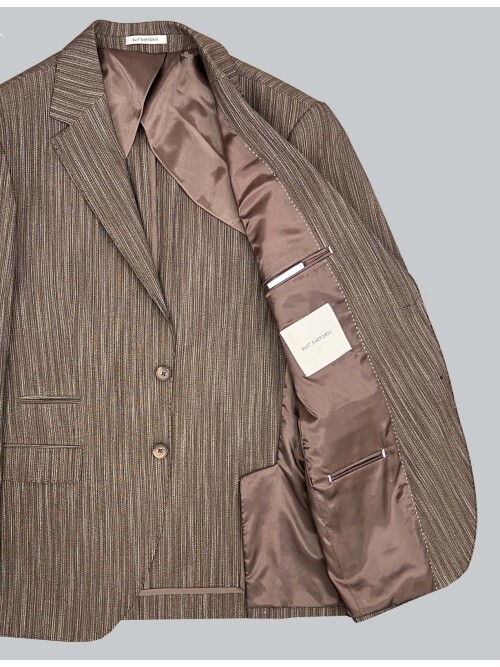 SUIT SARTORIA LINEN BROWN JACKET 4372