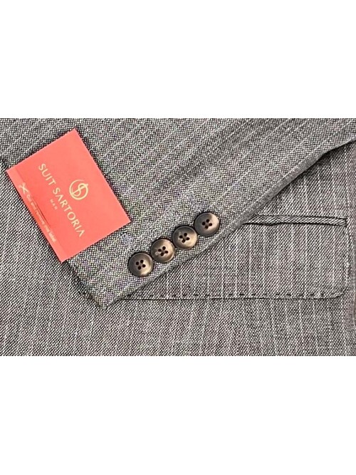 SUIT SARTORIA KETEN KAHVERENGİ CEKET 4372