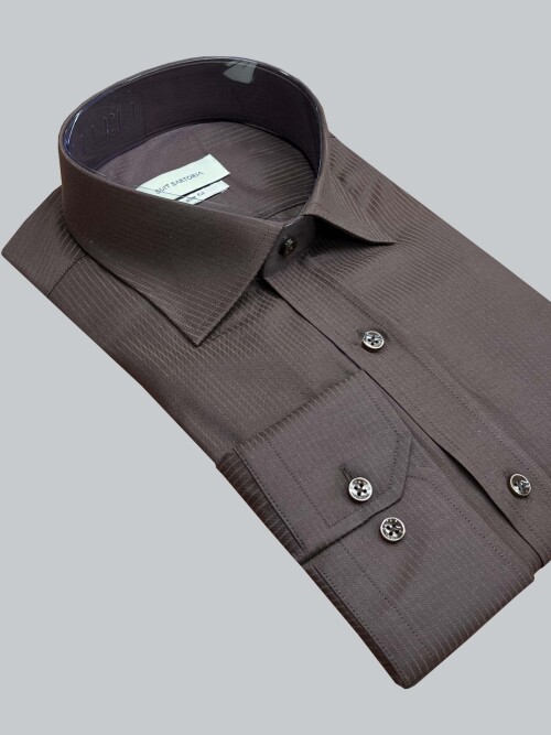 SUIT SARTORIA BROWN SHIRT 6103