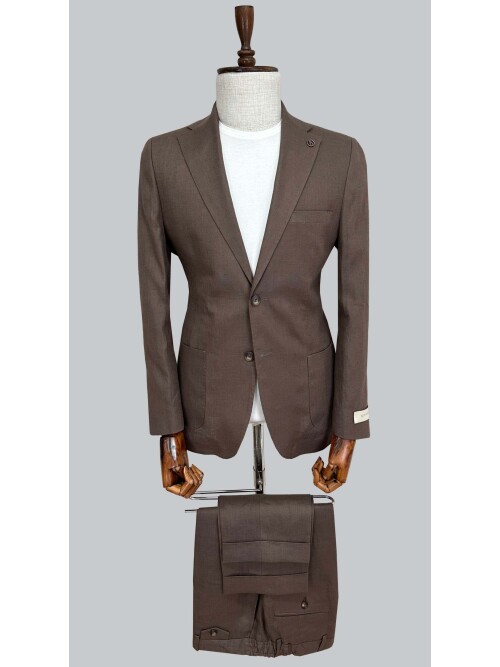 SUIT SARTORIA KAHVERENGİ KETEN TAKIM 2000/73