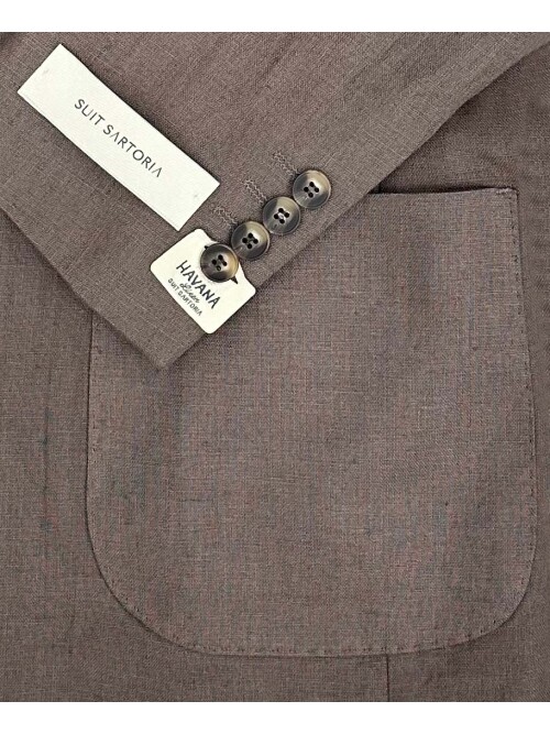 SUIT SARTORIA KAHVERENGİ KETEN TAKIM 2000/73