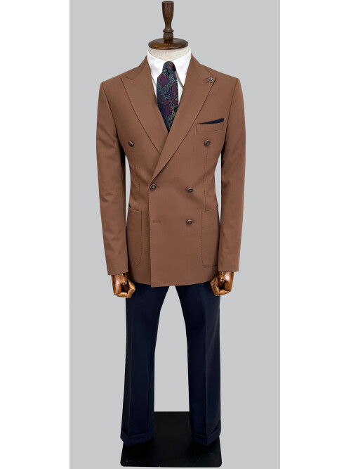 SUIT SARTORIA KAHVERENGİ KOMBİNLİ KRUVAZE TAKIM 2001/22