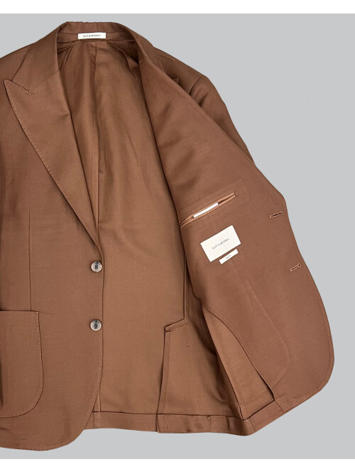 SUIT SARTORIA BROWN LINEN SUIT 2830