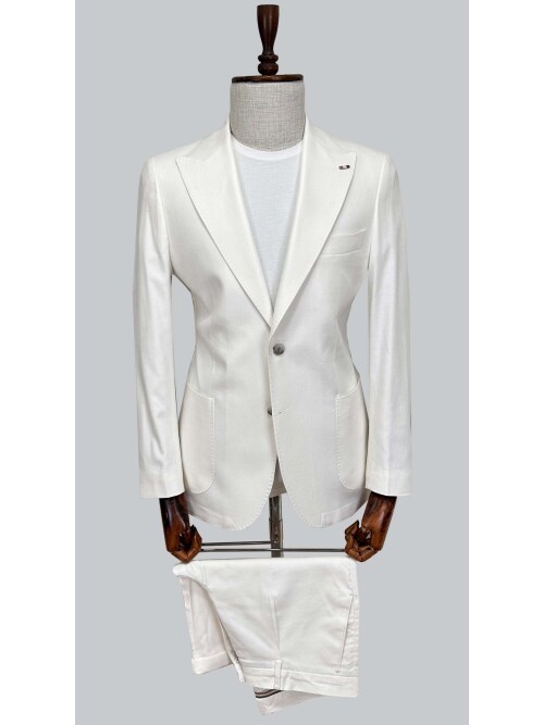 SUIT SARTORIA KETEN BEYAZ ŞORTLU TAKIM 2001/76