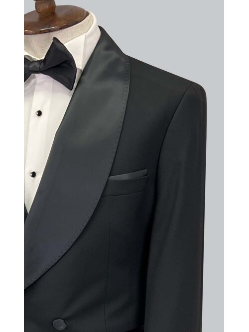 SUIT SARTORIA BLACK TUXEDO 5650