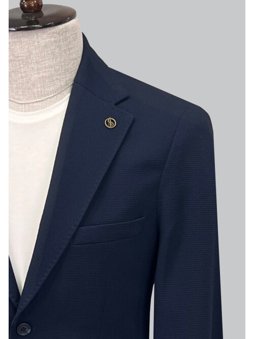 SUIT SARTORIA NAVY BLUE POLYAMID SPORT SUIT 2822