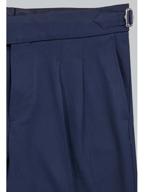 SUIT SARTORIA NAVY BLUE DOUBLE PLEAT PANTS 1150