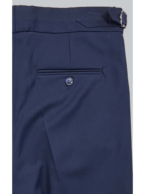 SUIT SARTORIA NAVY BLUE DOUBLE PLEAT PANTS 1150