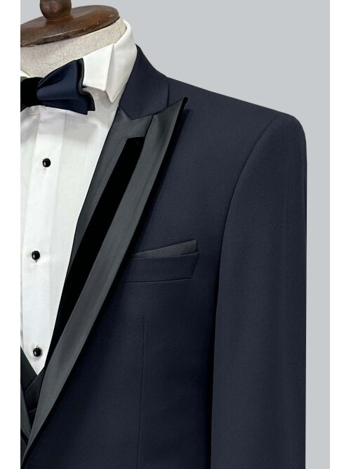 Cemden WEDDİNG SUİT NAVY BLUE 5066