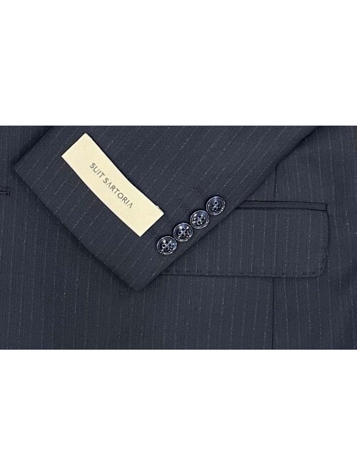 SUIT SARTORIA LACİVERT ÇİZGİLİ YELEKLİ TAKIM 2000/69