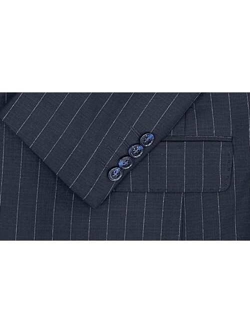 SUIT SARTORIA LACİVERT ÇİZGİLİ YELEKLİ TAKIM ELBİSE 2000/48