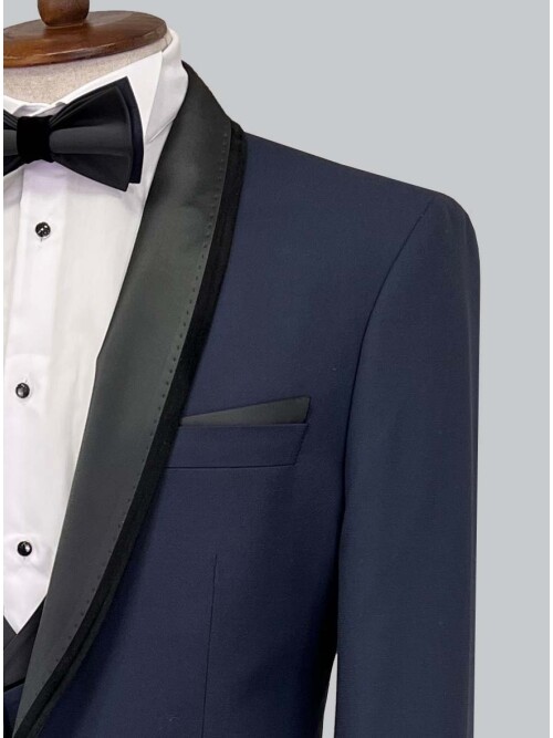 SUIT SARTORIA NAVY BLUE TUXEDO 5513