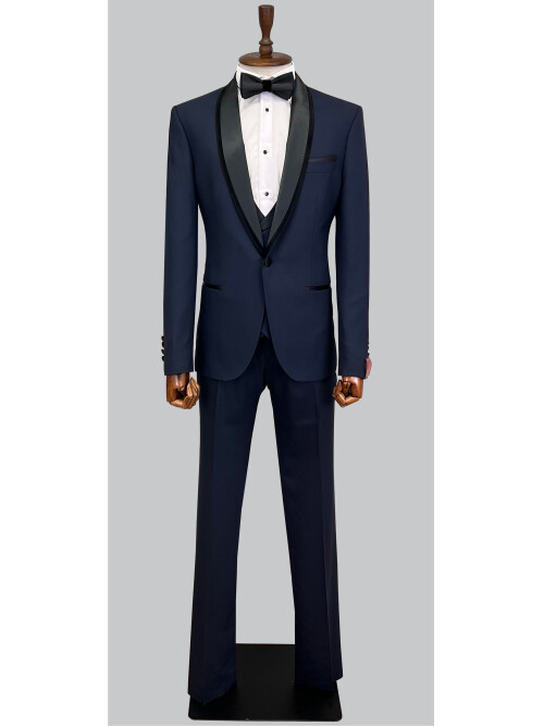 SUIT SARTORIA NAVY BLUE TUXEDO 5513