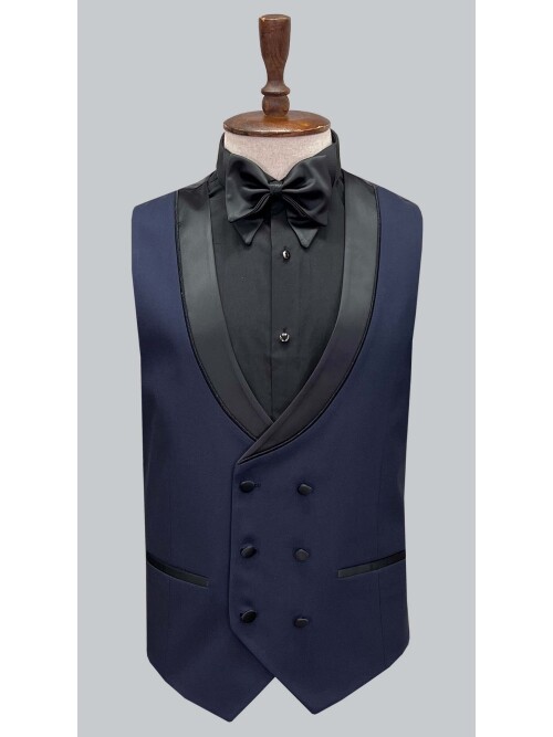 SUIT SARTORIA NAVY BLUE TUXEDO 5616