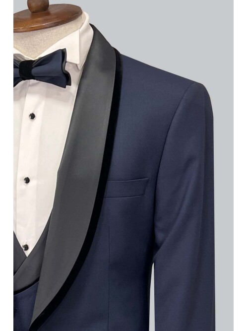 SUIT SARTORIA NAVY BLUE TUXEDO 5618