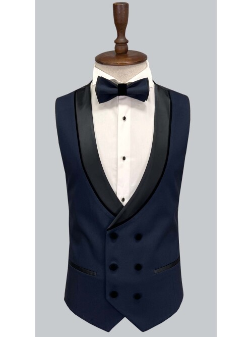 SUIT SARTORIA NAVY BLUE TUXEDO 5618