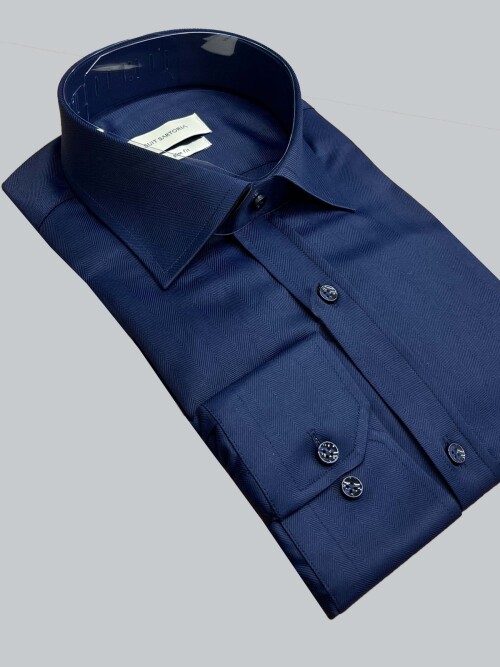 SUIT SARTORIA NAVY BLUE SHIRT 6100