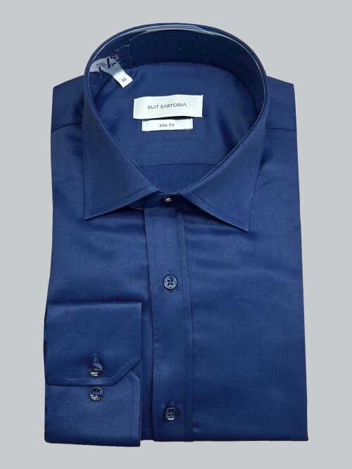 SUIT SARTORIA NAVY BLUE SHIRT 6100