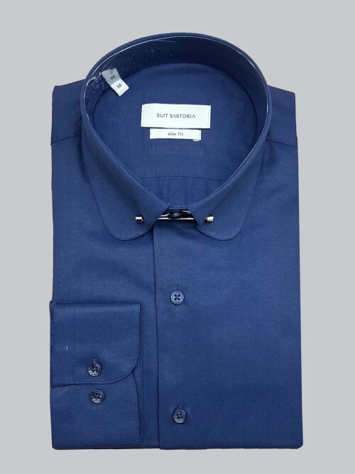 SUIT SARTORIA NAVY BLUE SHIRT 6101