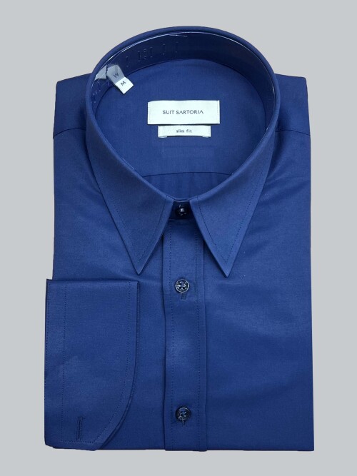 SUIT SARTORIA NAVY BLUE SHIRT 6102