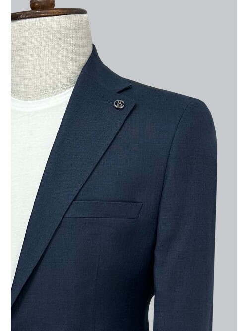 SUIT SARTORIA LACİVERT KETEN TAKIM 2000/73